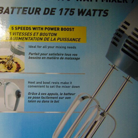 BRAND NEW Black & Decker Home Power Pro 175-Watt Mixer. Never used. In Box. - Picture 3 of 9